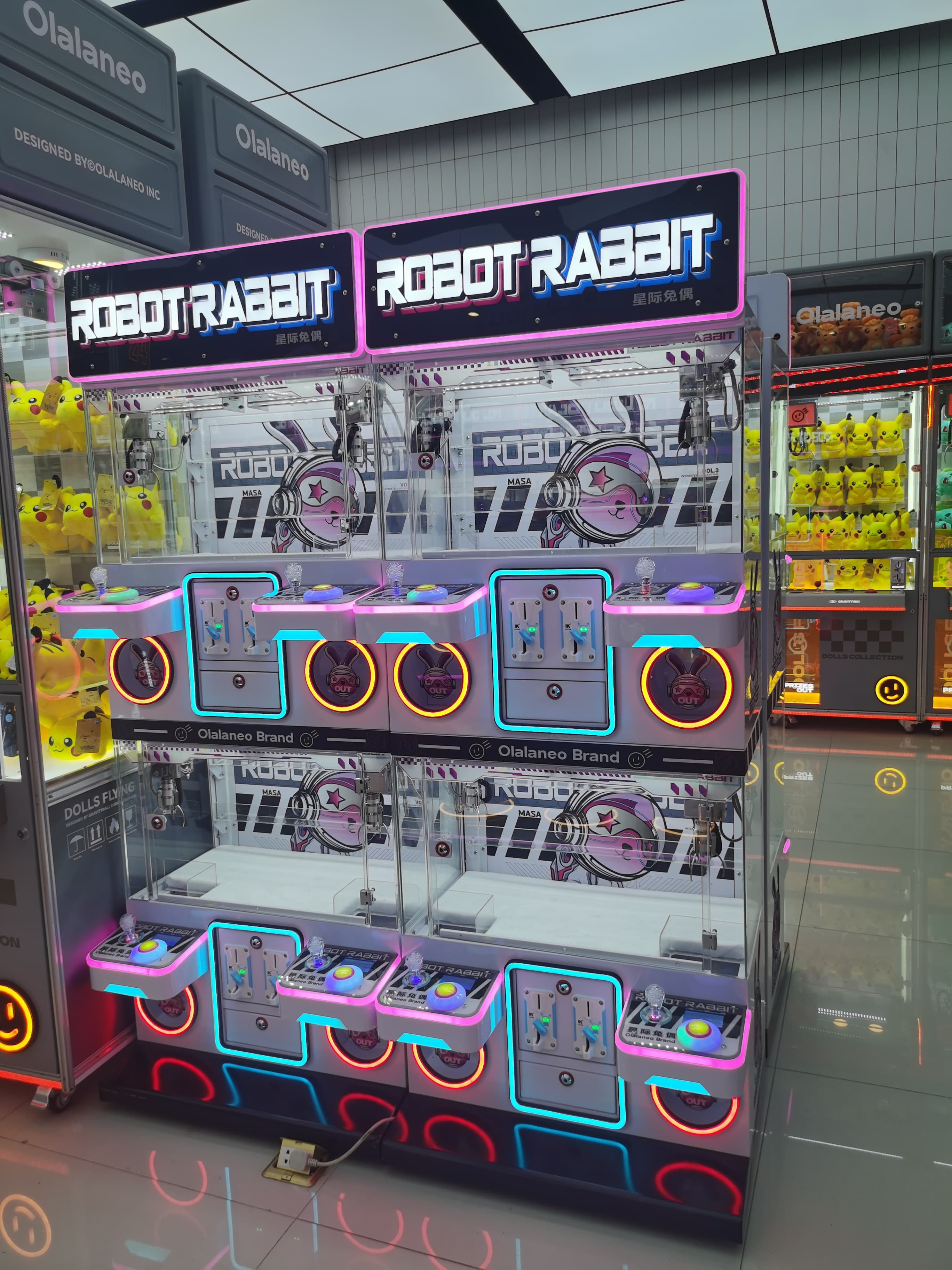 INTERSTELLAR RABBIT 2 Claw Machine: Fun & Durable Toy Claw Machine for Arcades, Malls & Events